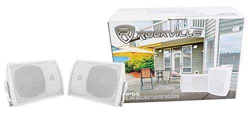 Rockville Rockville 10 HP5S 5.25" Outdoor/Indoor Home Theater Patio Speakers+Swivel Mounts