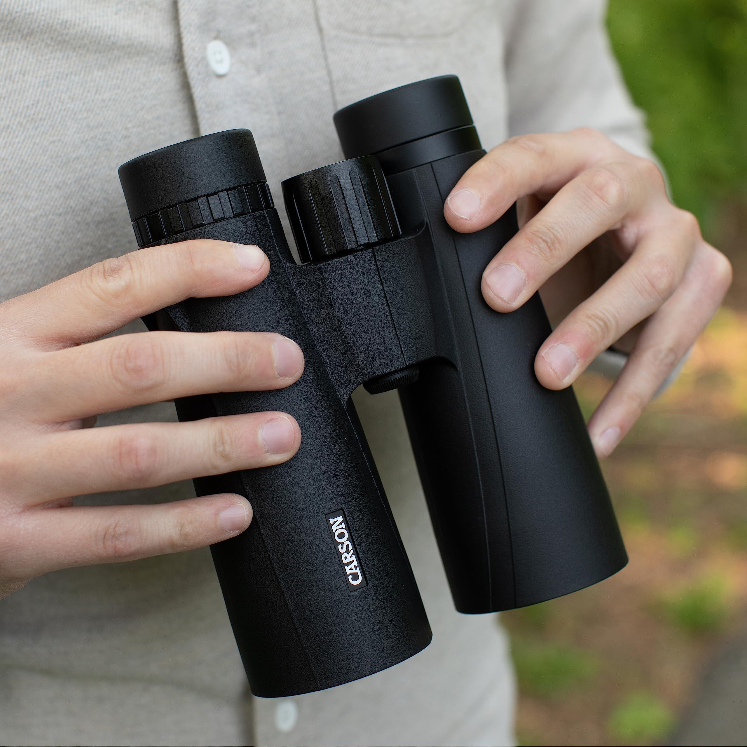 Carson Carson VX Series 12x50mm Full Sized High Definition Waterproof Binoculars, Black (VX-250)