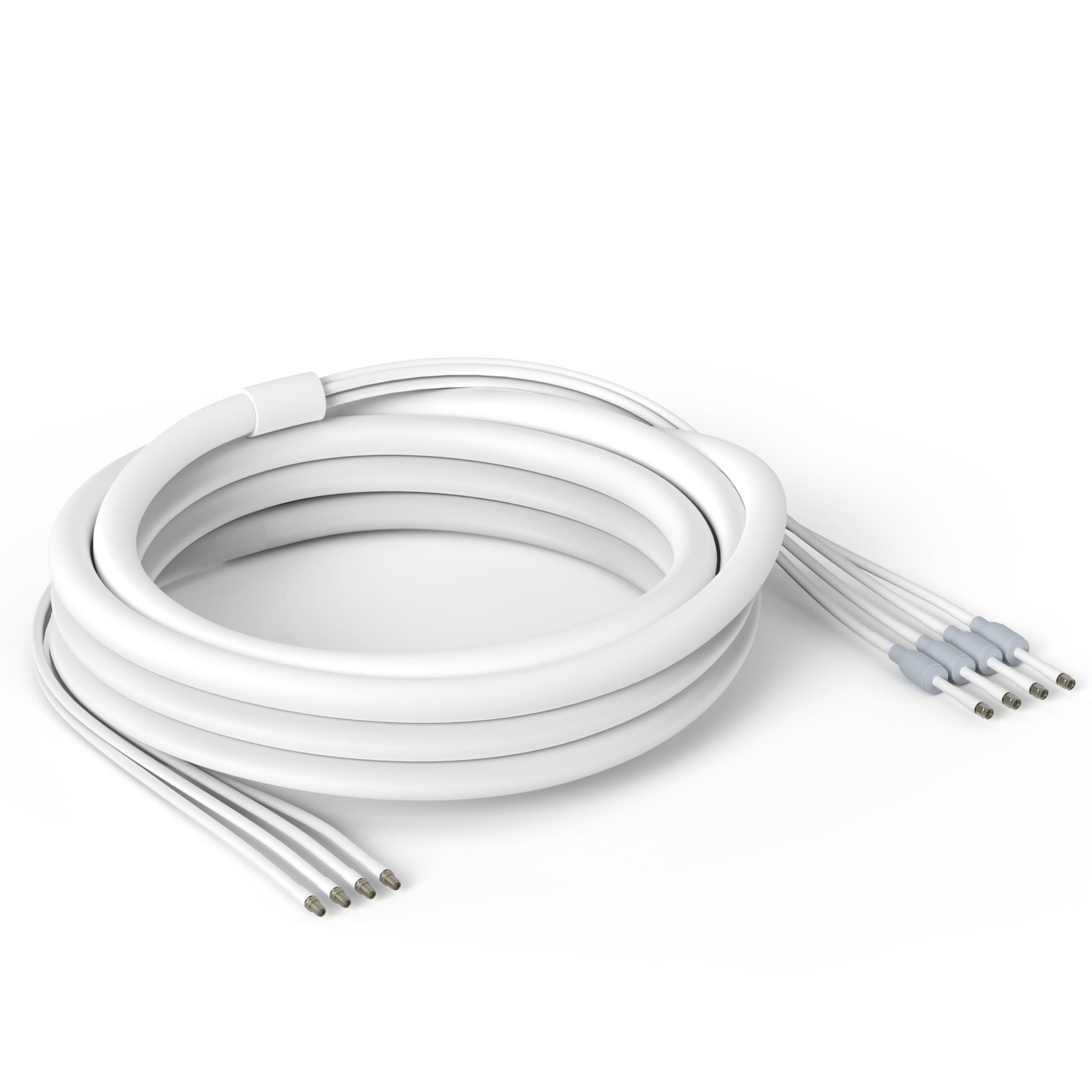 Waveform QuadPro Kit + 40 Total Cable Bundle | 4x4 MIMO Panel Kit for 4G/5G Routers & Gateways | for T-Mobile Home Internet, Verizon, AT&T | Kit w/ 2X 20 SMA Cables, Mount, U.Fl adapters, Window Entry