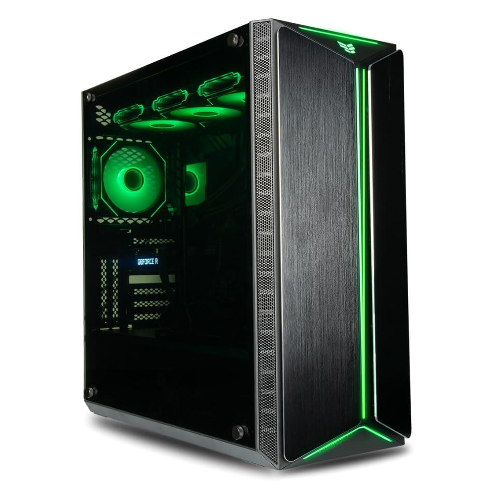 Empowered PC Mantis V2 Gamer Desktop PC (NVD GeForce RTX 4060 Ti, Intel 10-Core i7-12700KF Processor (> 11700F), 32GB DDR5 RAM, 1TB NVMe Gen4 SSD, WiFi 6, USB-C, Windows 11 Pro) RGB Gaming Computer Tower