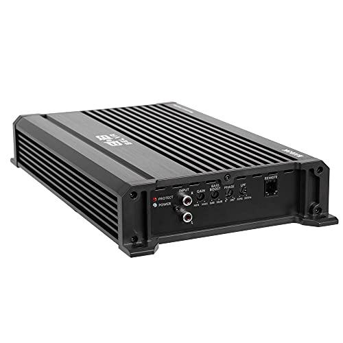 BELVA Belva BXD3K 3000W Peak BX-Series 1-Ohm Stable Class-D Monoblock Car Audio MOSFET Amplifier with Remote Subwoofer Level Control