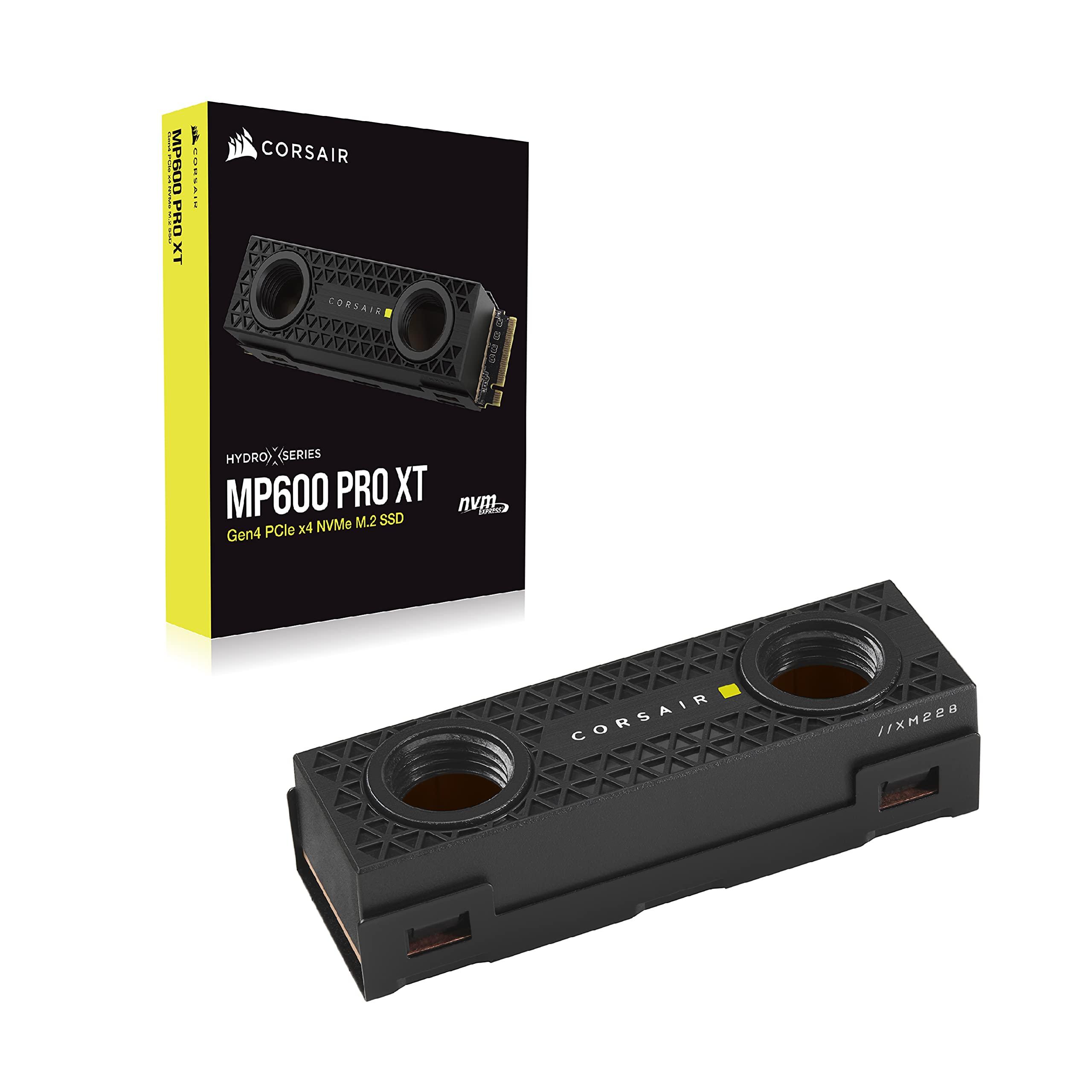 Corsair Corsair MP600 PRO XT 4TB Hydro X Edition Gen4 PCIe x4 NVMe M.2 SSD High-Density TLC NAND Hydro X Series XM2 Water Block M.2 2280 Form-Factor