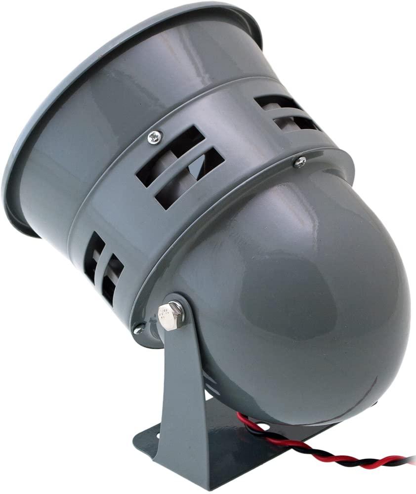 Vixen Horns Vixen Horns Loud Electric Motor Driven Metal Alarm/Siren (Air Raid) 12V Gray VXS4006