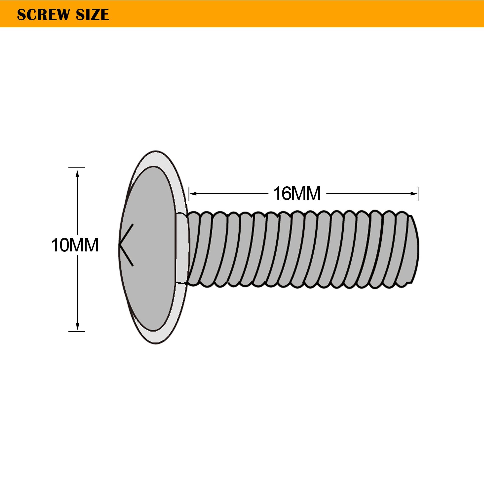 RIVECO RIVECO 8U Vertical Rack Rails + RIVECO 10-32 Rack Screws