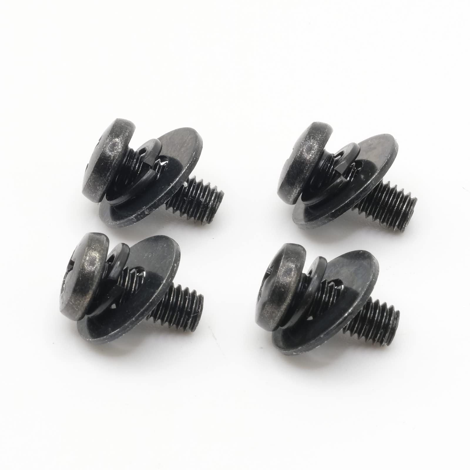 ReplacementScrews ReplacementScrews VESA Compatible M4 10mm TV/Monitor Wall Mount Screws for 75x75mm and 100x100mm Brackets. Metric Screws & Washers for Mounting Any TV/Monitor Brand.