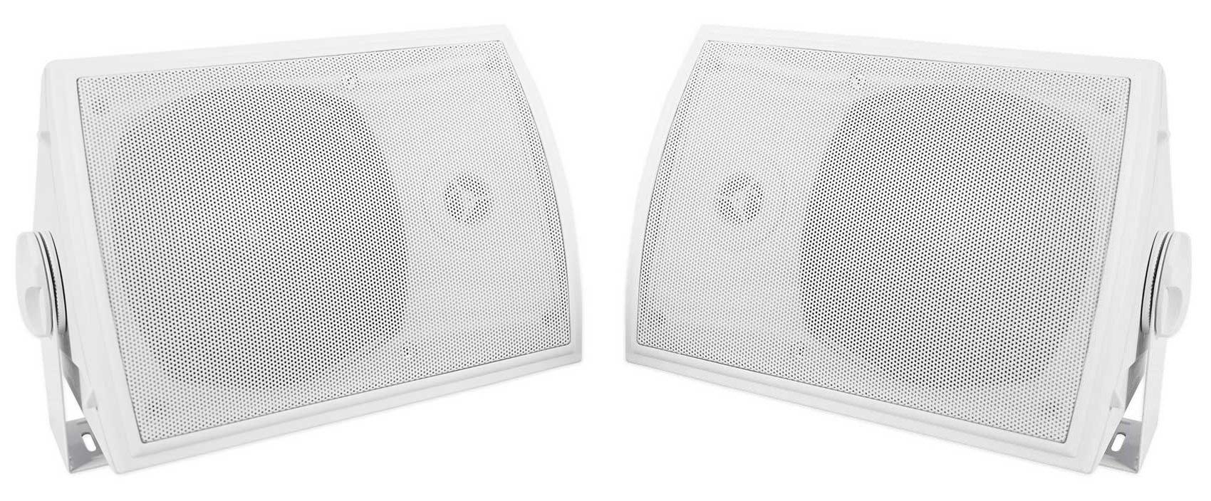 Rockville Rockville Pair HP5S 5.25\" Outdoor/Indoor Home Theater Speakers w/Swivel Bracket, White