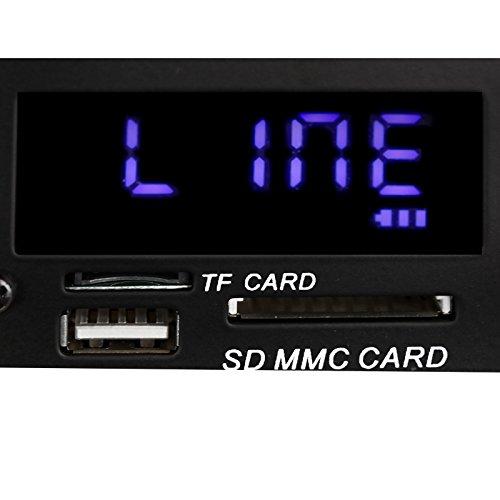 beFree Sound beFree Sound 18 Inch Bluetooth Portable Rechargeable Party Speaker with Sound Reactive LED Party Lights, USB/SD, Microphone/Guitar Inputs and FM Radio