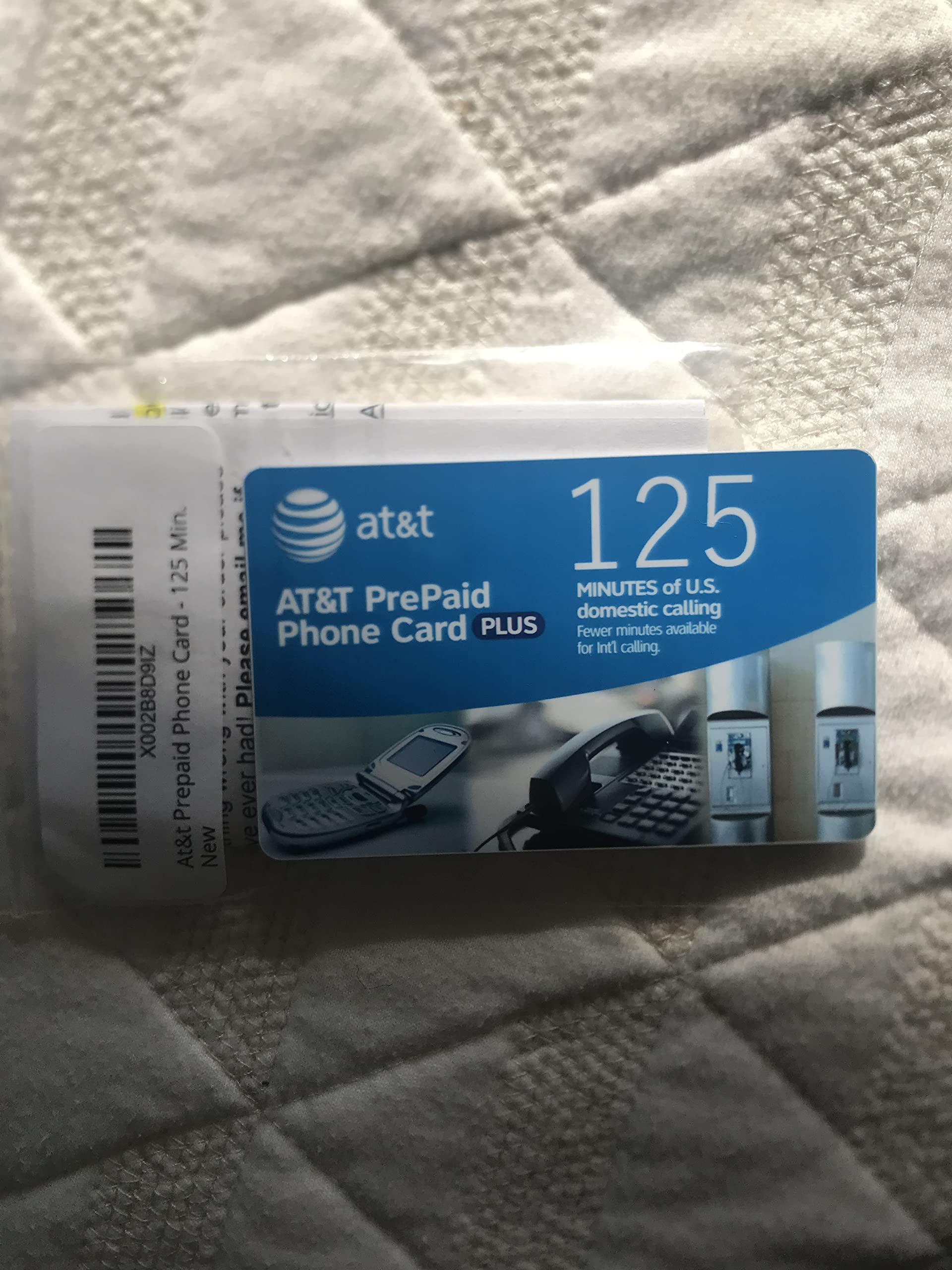 AT&T Prepaid At&t Prepaid Phone Card - 125 Min.