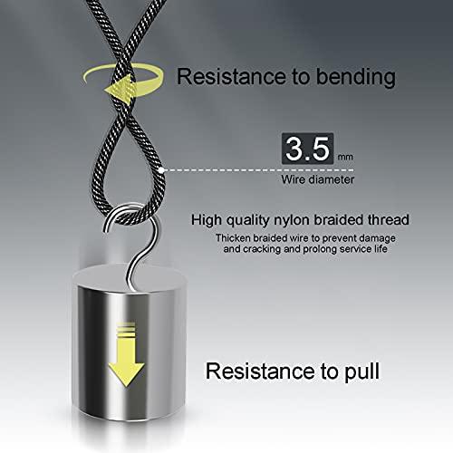 MOSWAG MOSWAG 10FT/3Meter Long 3.5mm Extension TRRS 4-Pole Headphone Cable Male to Female Audio Cable Nylon Braided Compatible for Home/Car Stereos Smartphones Headphones Tablets Media Players and More