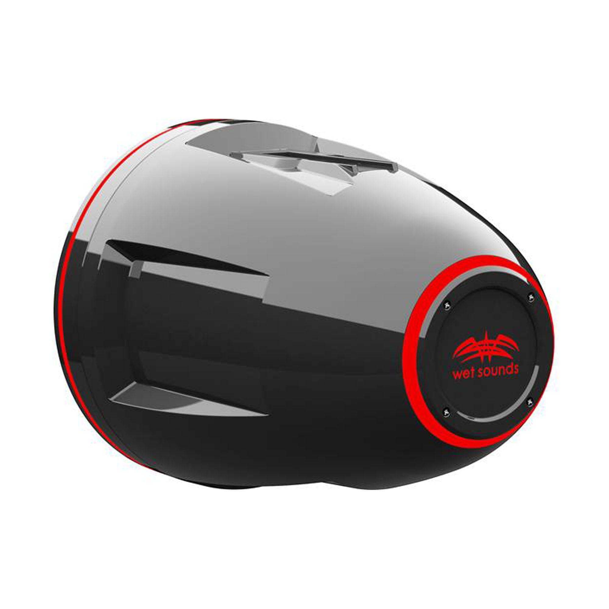 CreativeAudio Wet Sounds REV 10 HD 10\" Horn Loaded Compression Driver Tower Speakers with XW Grills & ADP-REV-HD-X-B X-Mount, 300 Watts RMS, Black, Pair