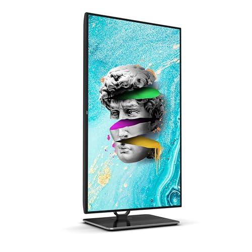 AOC AOC U27U2DP 27" 4K Frameless Monitor, UHD 3840 x 2160, KVM, RJ45, USB-C Docking, Height Adjustable Stand