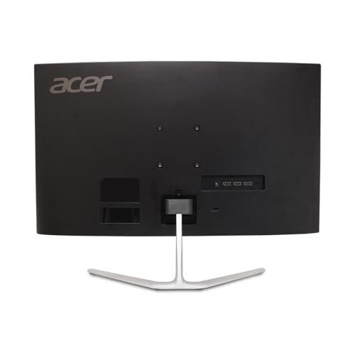 acer Acer 27" WQHD 2560 x 1440 1500R Curved PC Gaming Monitor | AMD FreeSync Premium | Up to 170Hz Refresh | 1ms VRB | VESA Mount | HDR10 | 1 x Display Port 1.2 & 2 x HDMI 2.0 | EDA270U Pbmiipx | Silver