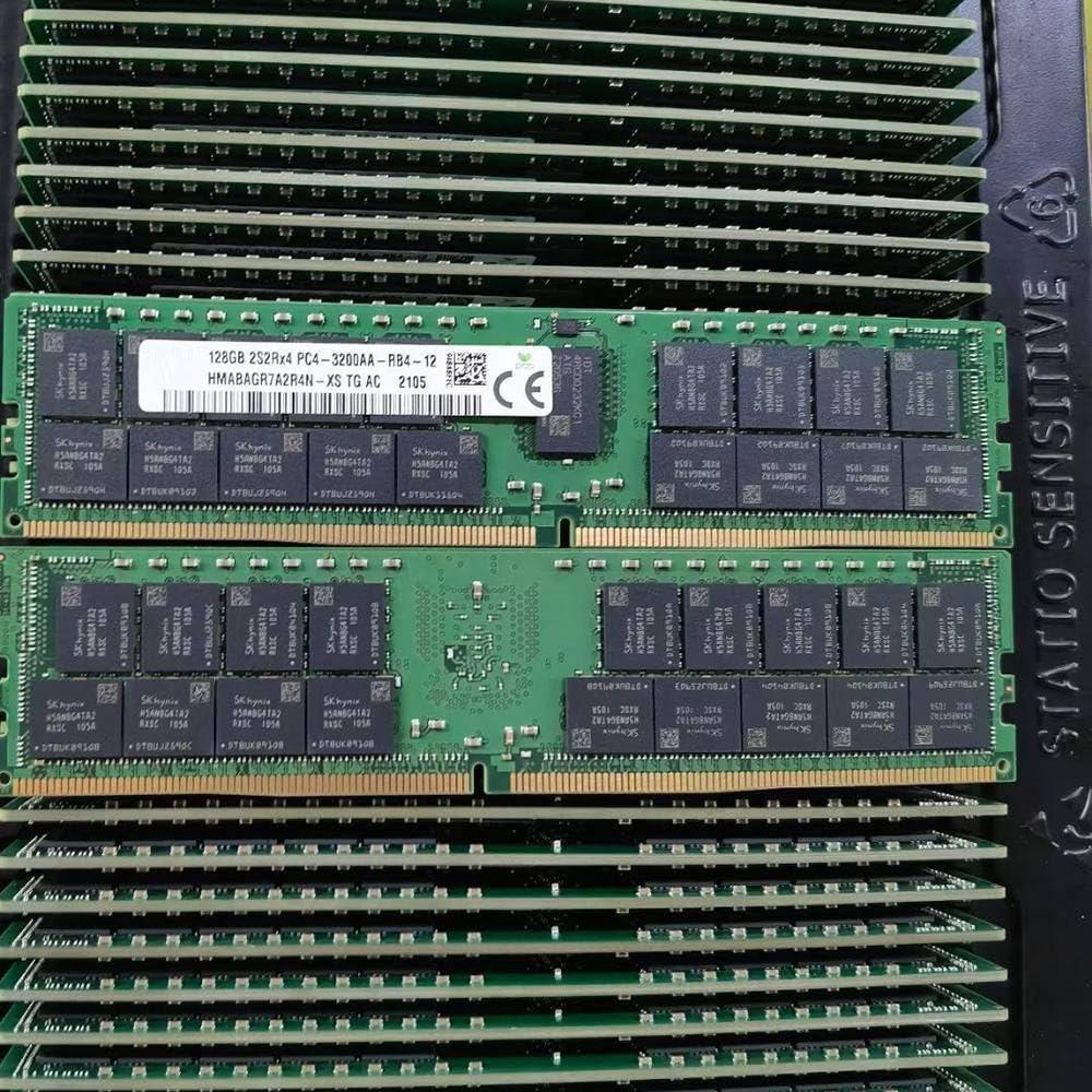 DirectNine Basics DirectNine Basics RAM 128GB DDR4 3200MHz 2S2RX4 PC4-3200AA RDIMM HMABAGR7A2R4N-XS Fit for SK Server Memory