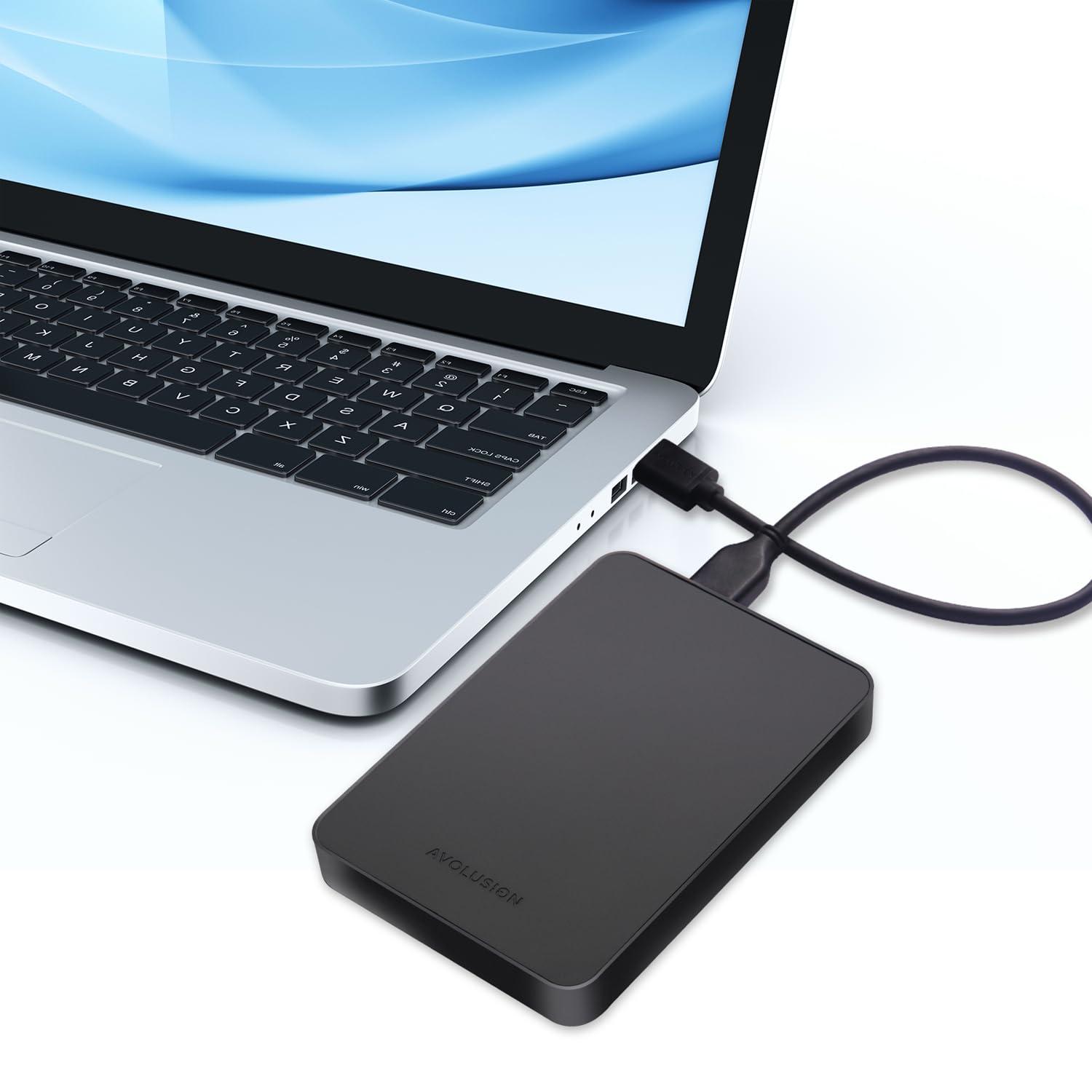 Avolusion Avolusion Z2-S 1TB USB 3.0 Ultra Slim External Hard Drive/Pocket Drive (for Windows, MacOS, Xbox, PlayStation) (Renewed)