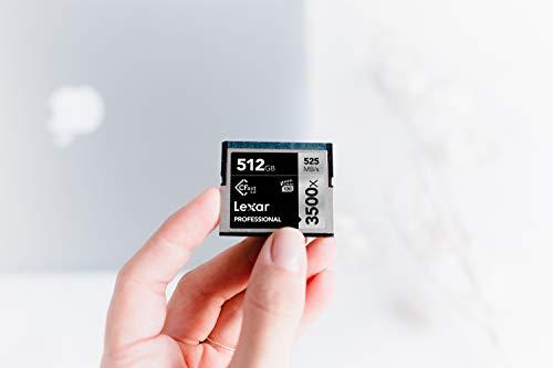 Lexar Lexar Professional 3500x 256GB CFast 2.0 Card, Up to 525MB/s Read, for Cinematographer, Filmmaker, Content Creator (LC256CRBNA3500)