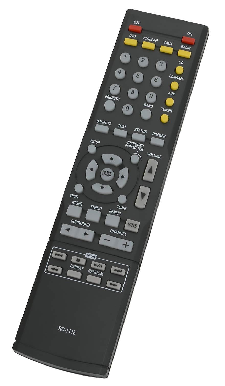 ALLIMITY ALLIMITY RC-1115 sub RC-1120 Remote Control Replacement for Denon AV Surround Receiver AVR-2807 AVR-2808 AVR-2809 AVR-590 DHT590BA AVR-1610 Home Theater AV Receiver