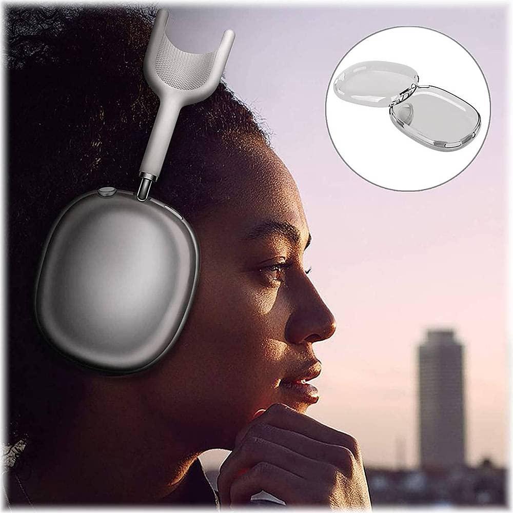 ZERODAMAGE SAHARA CASE SaharaCase Hybrid Flex Cover Case for Apple AirPods Max [Rugged] Headphone Protection Antislip Grip Slim (Transparent Black)