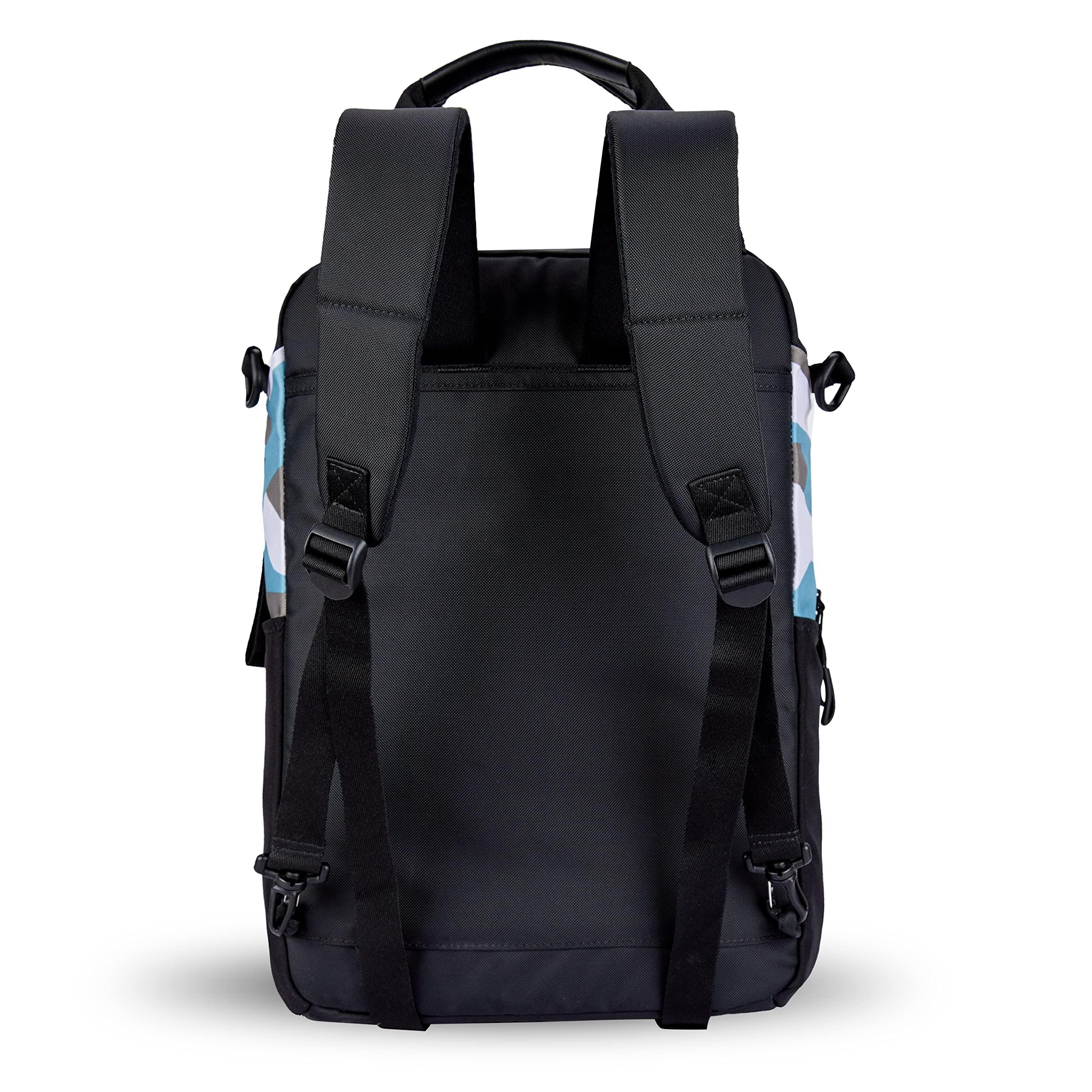 Sherpani Sherpani Camden, Convertible Backpack Tote, Travel Backpack Purse, Laptop Backpack, Recycled Nylon Backpack, Crossbody Bags for Women Fits 15 Inch Laptop (Summer Camo)