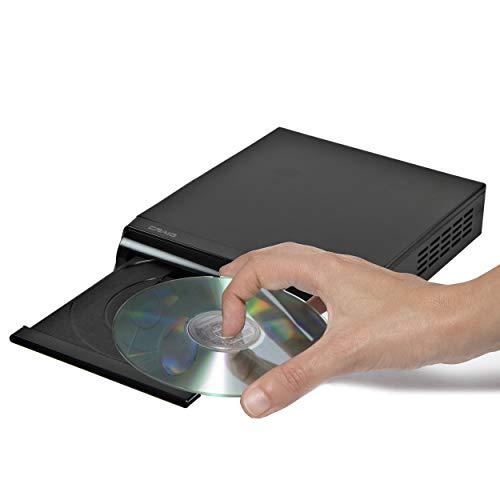 Craig Craig CVD401A Compact HDMI DVD Player with Remote in Black | Compatible with DVD-R/DVD-RW/JPEG/CD-R/CD-R/CD | Progressive Scan | Up-Convert to 1080p |