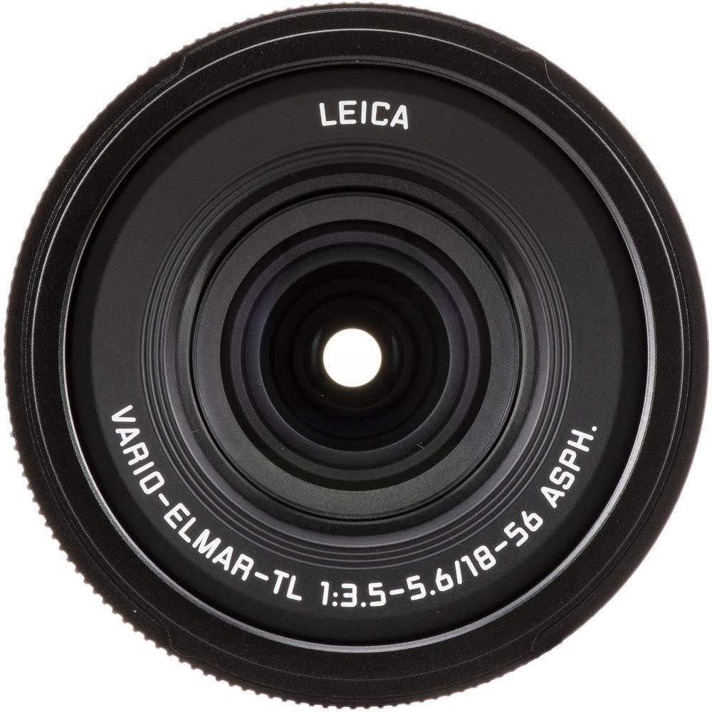 Leica Leica Vario-Elmar-T 18-56mm f/3.5-5.6 Large-Format ASPH. Lens (11080) with Padded Lens Case + 52mm 3-Piece Filter Kit + Neck Strap + Lens Cap Keeper + Cleaning Kit
