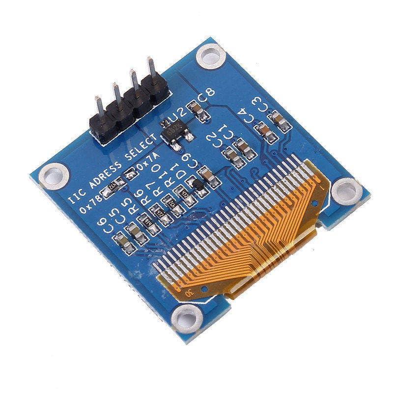 DirectNine Basics 0.96 inch Blue OLED Display Module IIC Serial 128X64 I2C SSD1306 12864 LCD Screen Board GND VCC SCL SDA for Arduino