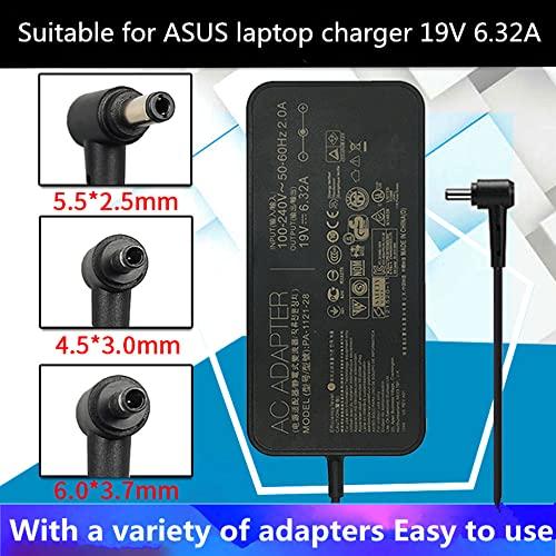 LVYATUO 120W 19V 6.32A Power Adapter PA-1121-28 A15-120P1A AC Power Charger Compatible Asus ROG GL502VT GL502V GL502 GL502VT-DS71 N750 N500 G50 N53S N55 Gaming Laptop