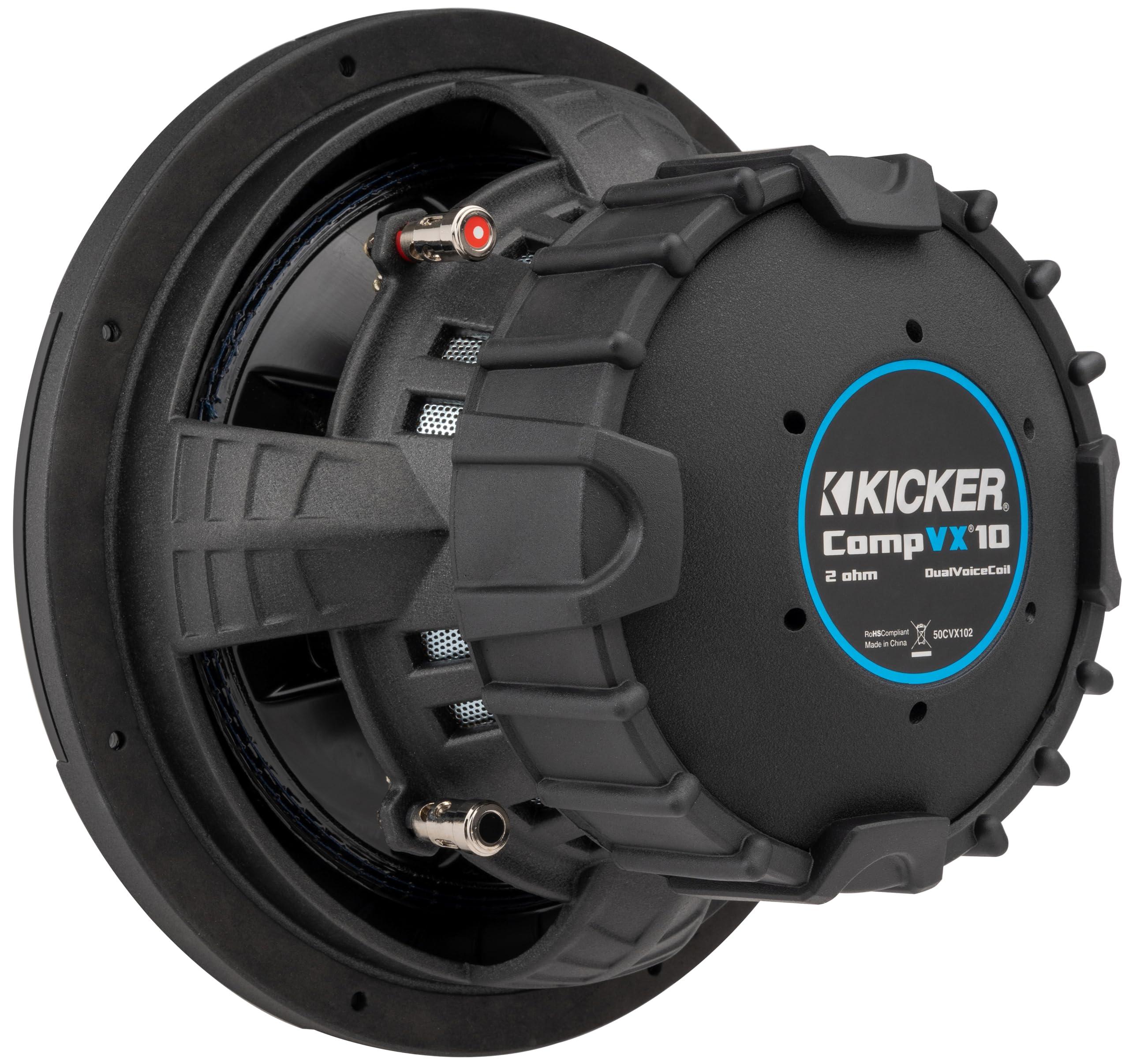 KICKER Kicker 50CVX104 10\" CompVX 4-Ohm Subwoofer