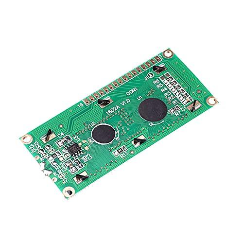 Deeoee 1602A Screen LCD Display Module DC 5V 16x2 Red Character Dot Black Background Parallel Port LCD Controller Module for Arduino