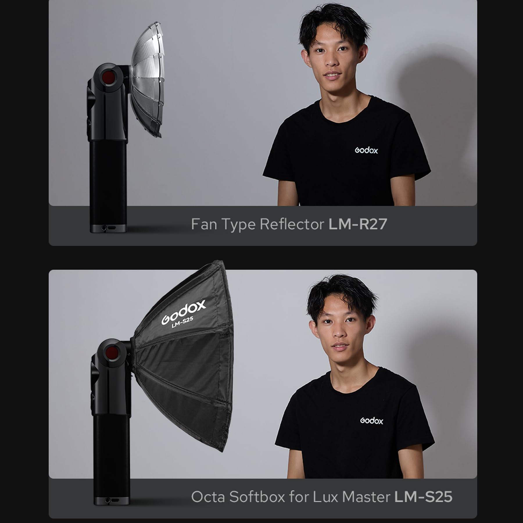 GODOX Godox LM-S25 Mini Octagon Softbox Reflector for Godox Lux Master Camera Flash