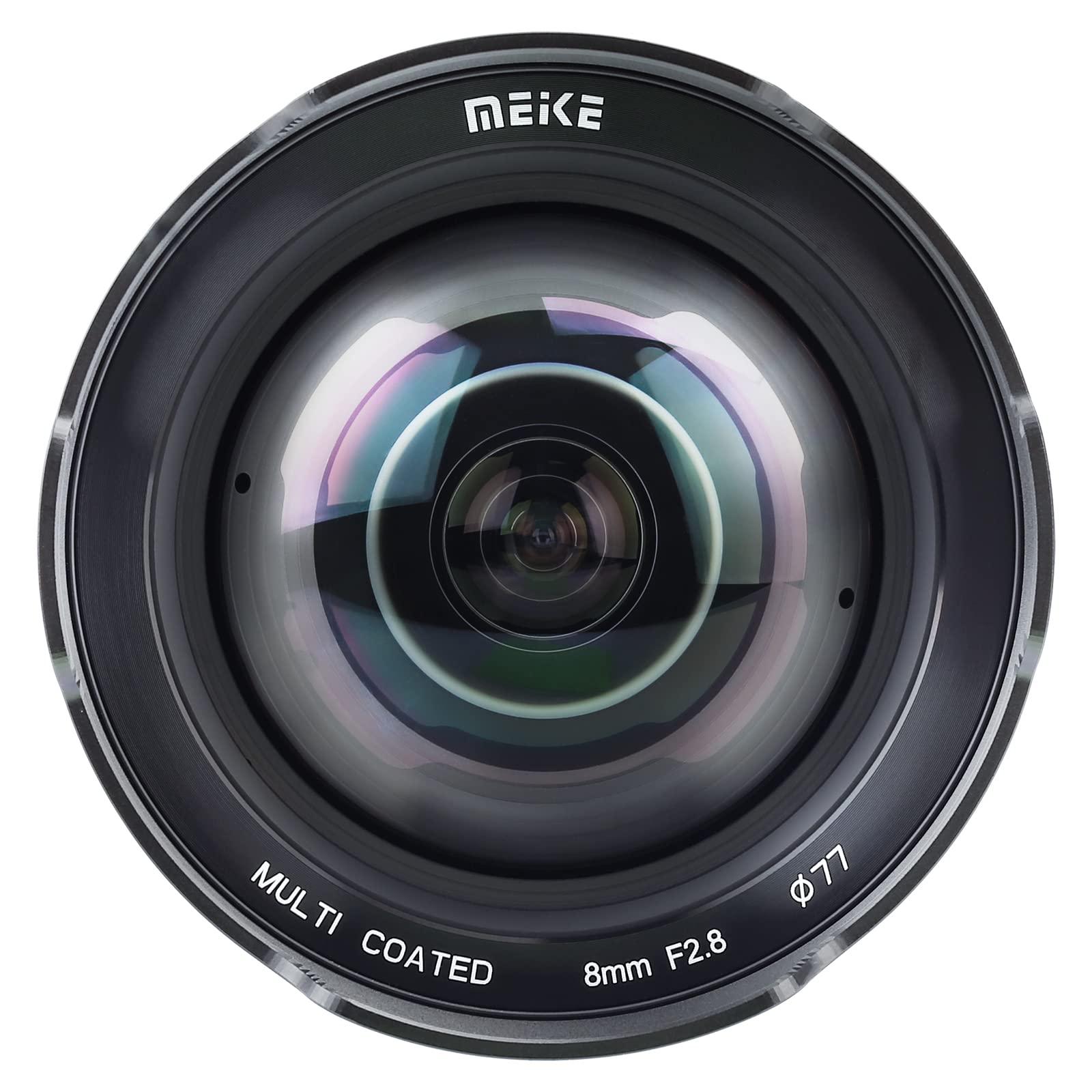 Meike Meike MK-8mm f2.8 Ultra Wide Circular Prime Manual Focus Fisheye Lens for Olympus Panasonic Lumix MFT Micro 4/3 Mount Mirrorless