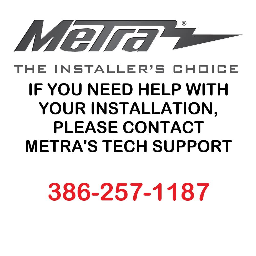 Metra Metra 99-2011 GM Multi Kit 1990-Up DIN and Double DIN Radio & Metra 70-2001 Radio Wiring Harness for GM 94-04