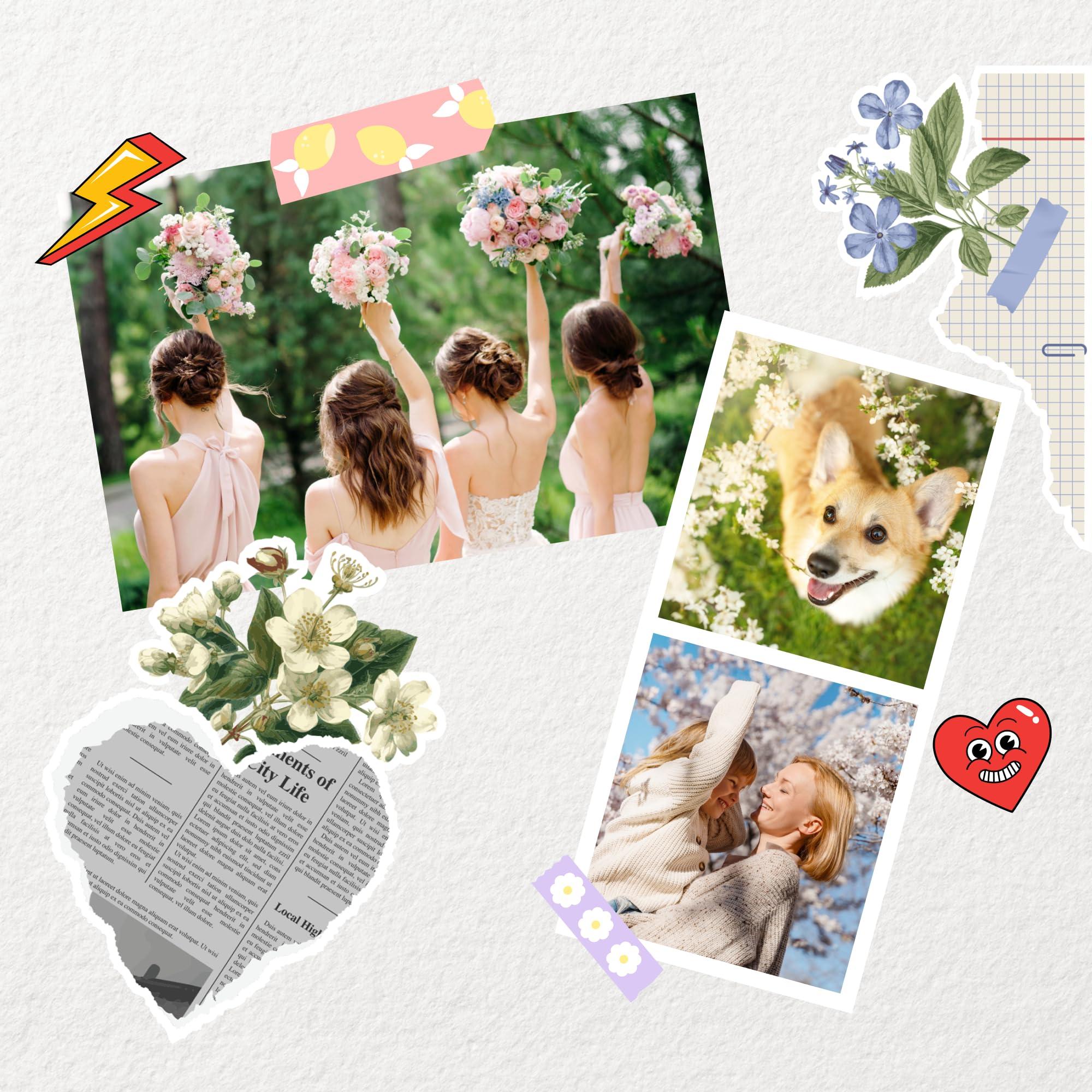 KODAK KODAK Mini 2 Retro 4PASS Portable Photo Printer (2.1x3.4 inches) + 8 Sheets, White