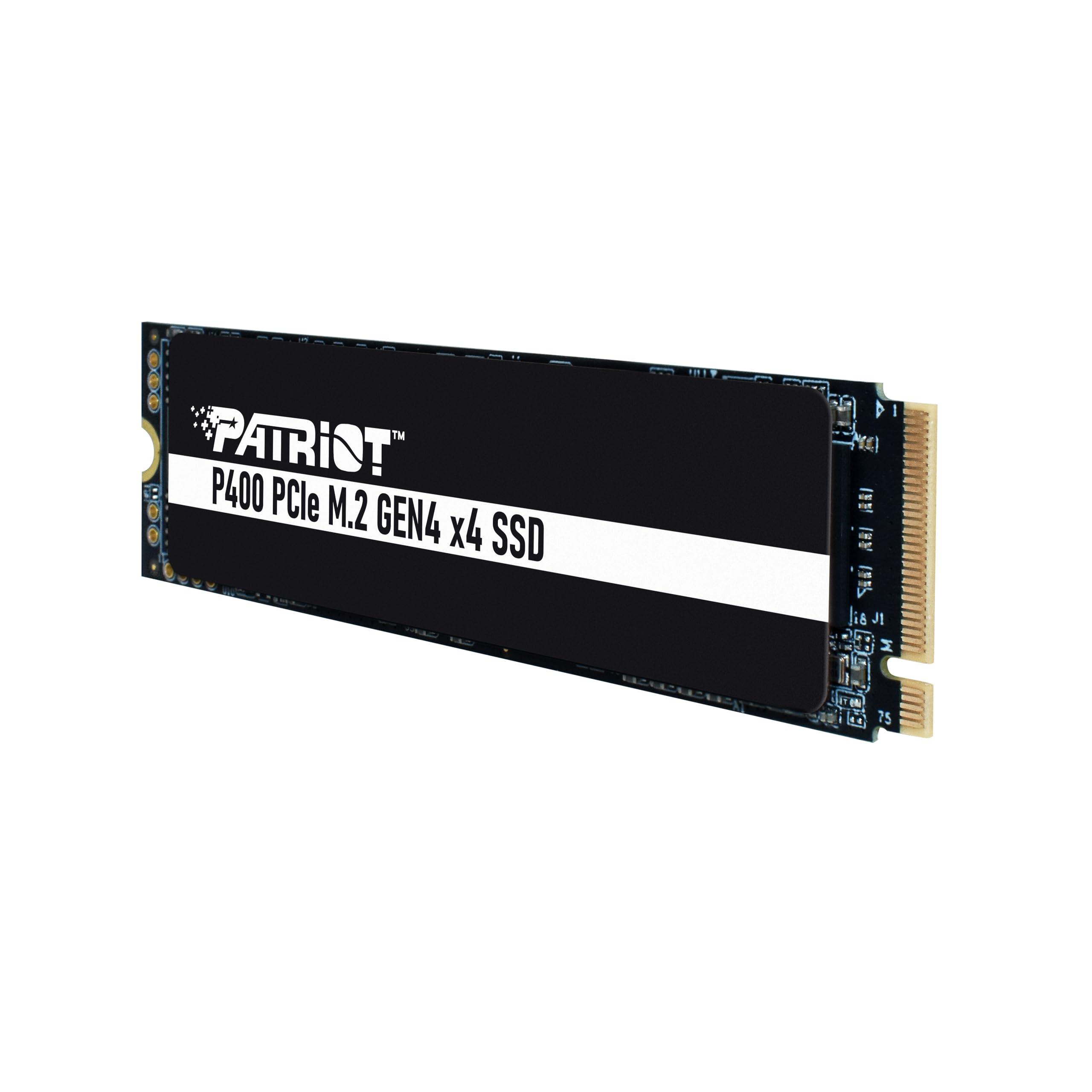 Patriot Memory Patriot P400 2TB Internal SSD - NVMe PCIe M.2 Gen4 x 4 - Compatible with PS5 Solid State Drive - P400P2TBM28H