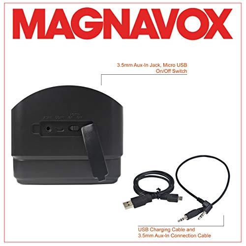 Magnavox Magnavox MSH317 Waterproof Alexa Voice Activated Bluetooth Speaker in Black