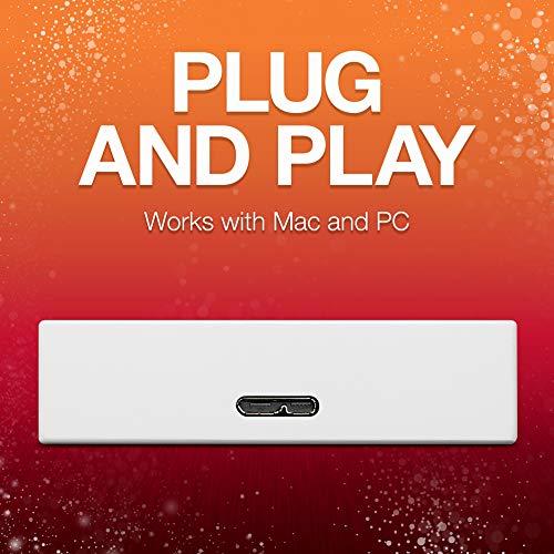 Seagate Seagate Backup Plus Portable 4TB External Hard Drive HDD Red USB 3.0 for PC Laptop and Mac, 1 year MylioCreate, 2 Months Adobe CC Photography (STHP4000403)