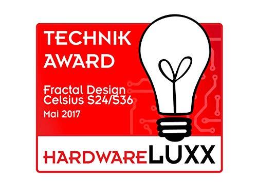 Fractal Design Fractal Design Celsius S36-360 mm Radiator Silent Liquid CPU Cooler PWM Intelligent Controls 3X Fractal Design Dynamic X2 PWM GP-12 120 mm Silent Fans Included 1/4 Inch Fitting Blackout