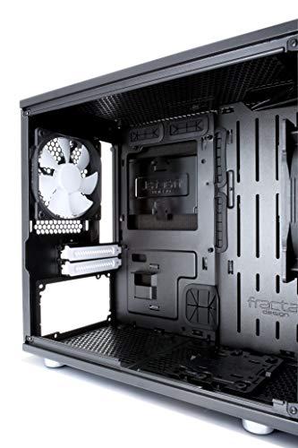 Fractal Design Fractal Design Nano S Window - Mini Tower Computer Case - ITX - Optimized for High Airflow and Silent Computing with ModuVent Technology -2X Fractal Dynamix X2 GP-14 Fans Included -Black Window