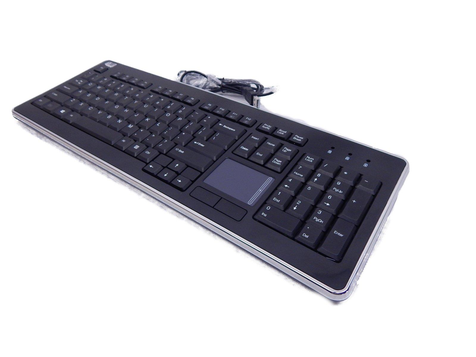 Adesso Adesso AKB-440UB SlimTouch Desktop Keyboard with Integrated Touchpad and Multimedia Hotkeys