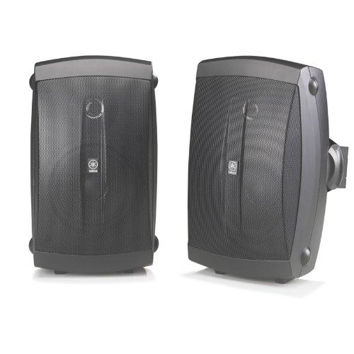 Yamaha Audio Yamaha NS-AW150BL 2-Way Indoor/Outdoor Speakers (Pair, Black) - Wired
