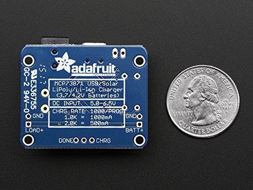 Adafruit Adafruit USB/DC/Solar Lithium Ion/Polymer Charger [ADA390]