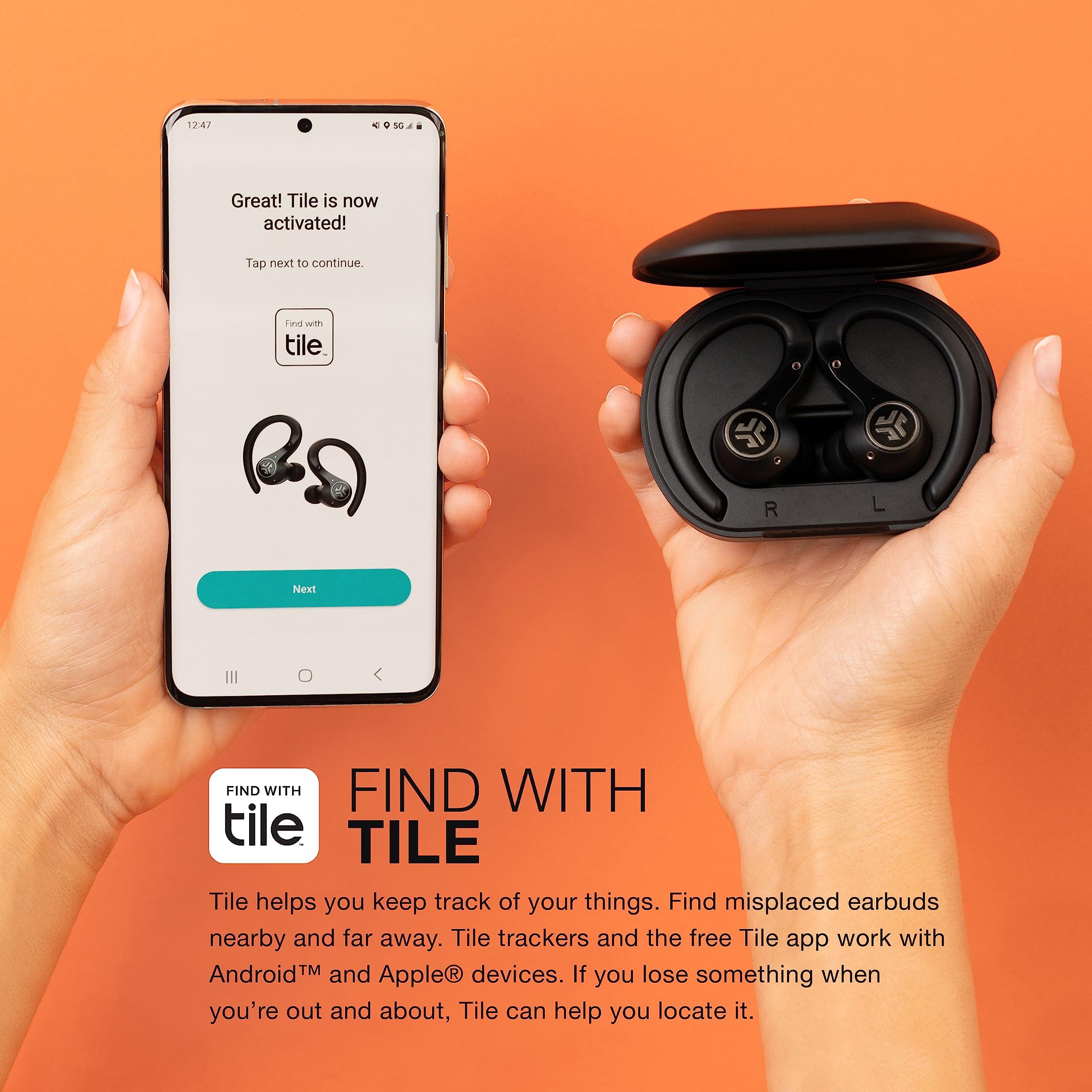 JLab JLab Epic Air Sport ANC Gen 2 True Wireless Bluetooth Earbuds, Headphones for Working Out, IP66 Sweatproof, 15-Hour Battery Life +55-Hour Charging Case, Music Controls, 3 EQ Sound Settings