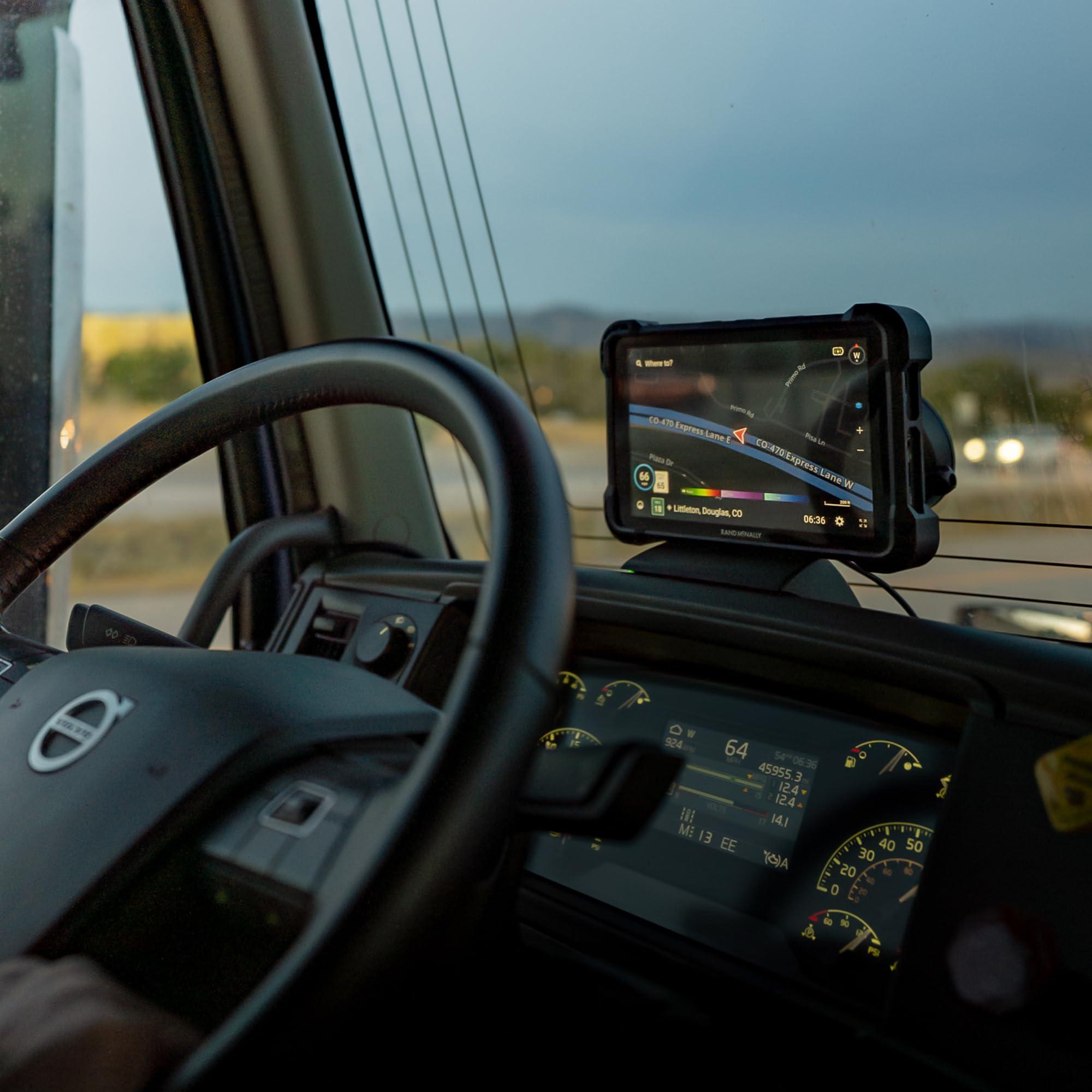 Rand McNally Rand McNally RANDTAB8 Rand Tablet with Rand Navigation GPS with Speed Camera Alerts and Live Traffic, Weather and Fuel - 8 Inch