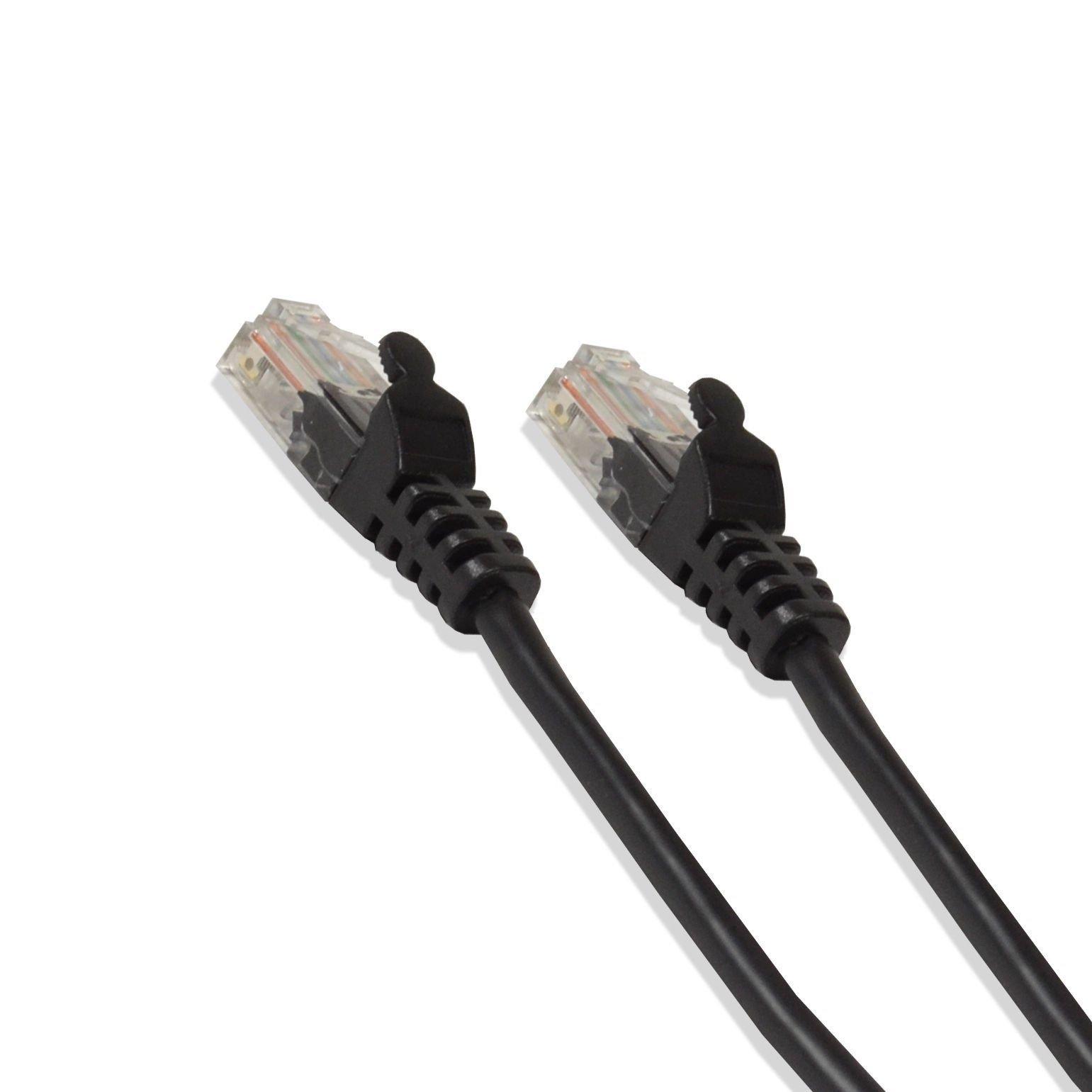 LOGICO LOGICO Cat-6 UTP Ethernet Network Cable RJ45 LAN Wire Black 5FT