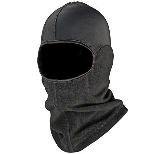 Ergodyne Balaclava with Spandex Top, Comfortable Wear Under Helmet, Winter Face Mask, Ergodyne N-Ferno 6822,Black