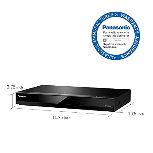 Panasonic Panasonic Streaming 4K Blu Ray Player, Ultra HD Premium Video Playback with Hi-Res Audio, Voice Assist - DP-UB420-K (Black)