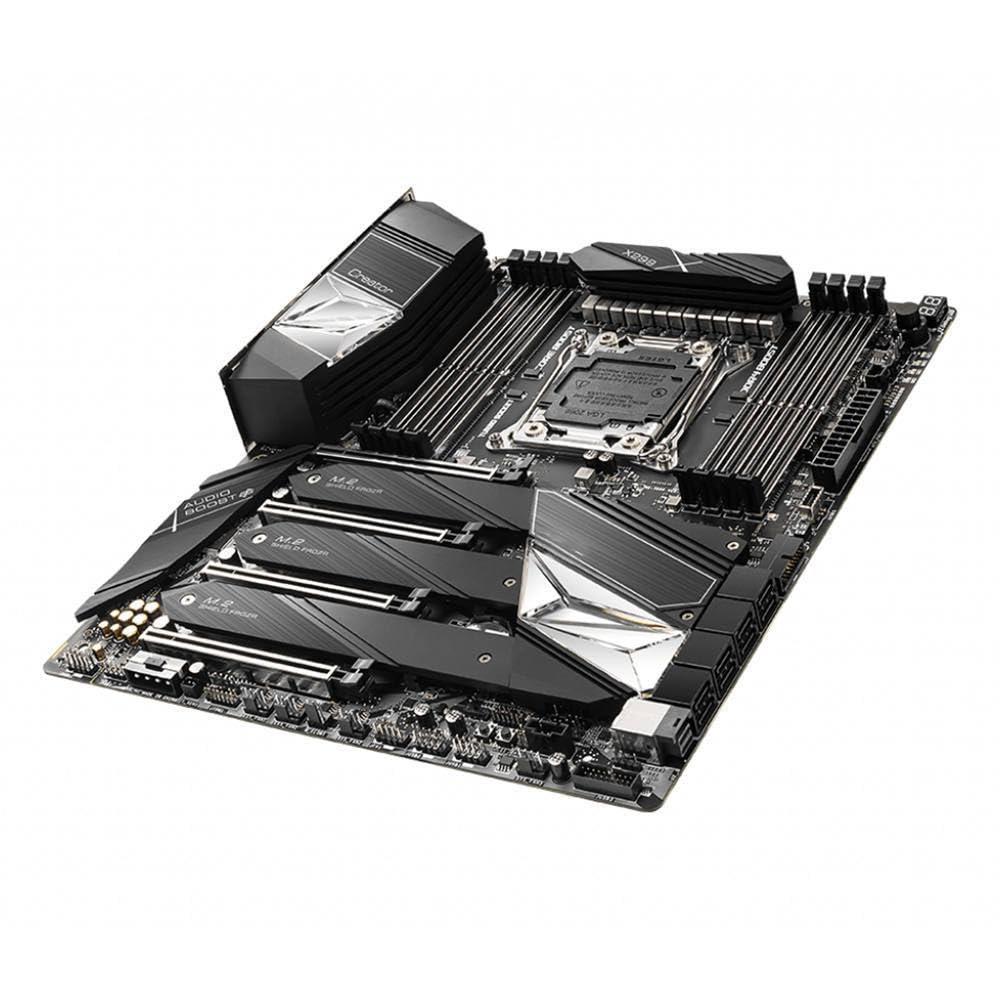 Generic Generic Creator X299 Fit for LGA2066 DDR4 256G SATA3x8 M.2x3 U.2 USB3.2 Support I9 E-ATX Desktop Motherboard