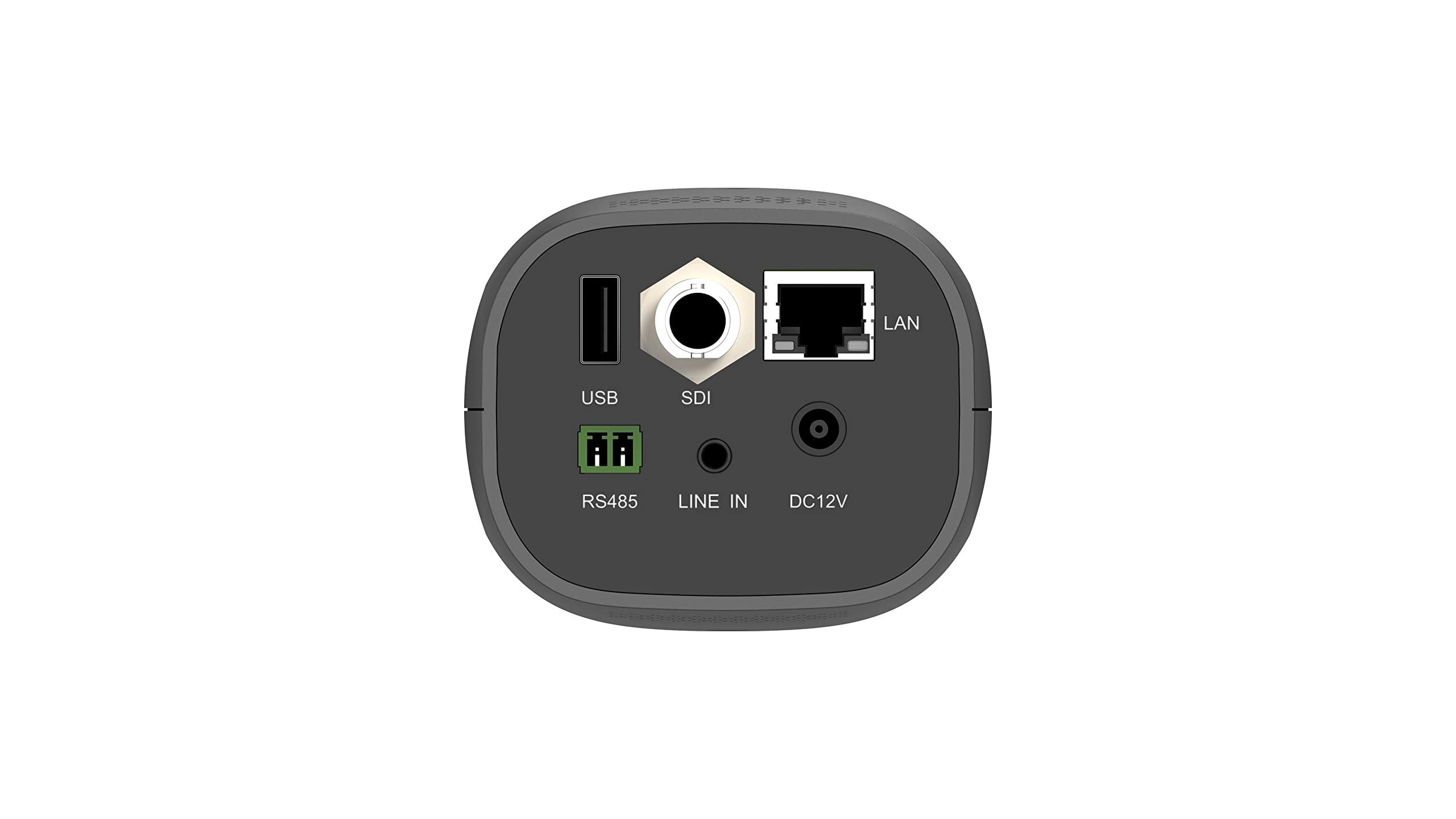 AVIPAS AV-1180G 10x3G-SDI/USB2.0 Box Camera w/PoE (Dark Grey)