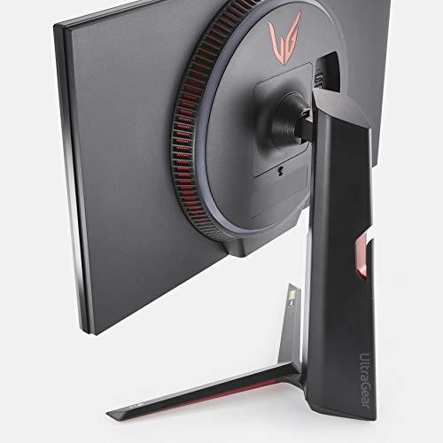 LG LG 27GN950-B UltraGear Gaming Monitor 27 UHD (3840 x 2160) Nano IPS Display, 1ms Response Time, 144Hz Refresh Rate, G-SYNC Compatibility, AMD FreeSync Premium Pro, Tilt/Height/Pivot Adjustable Stand
