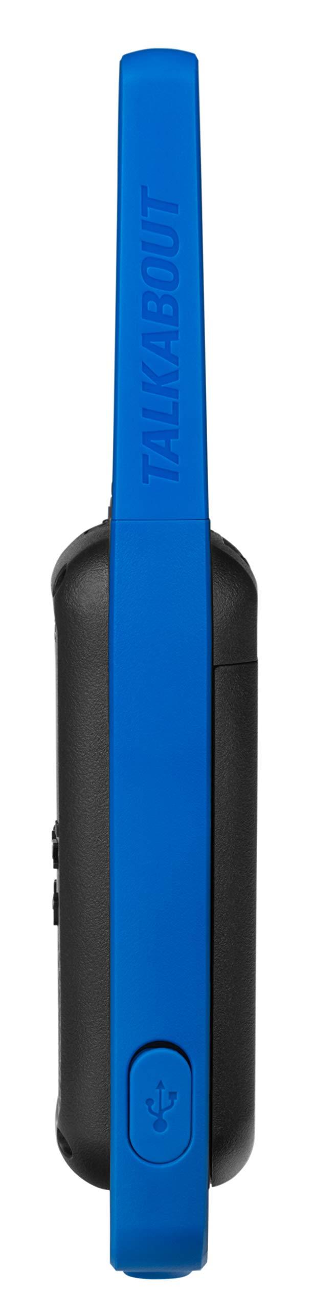 Motorola Solutions Motorola Talkabout T800 Two-Way Radios, 2 Pack, Black/Blue