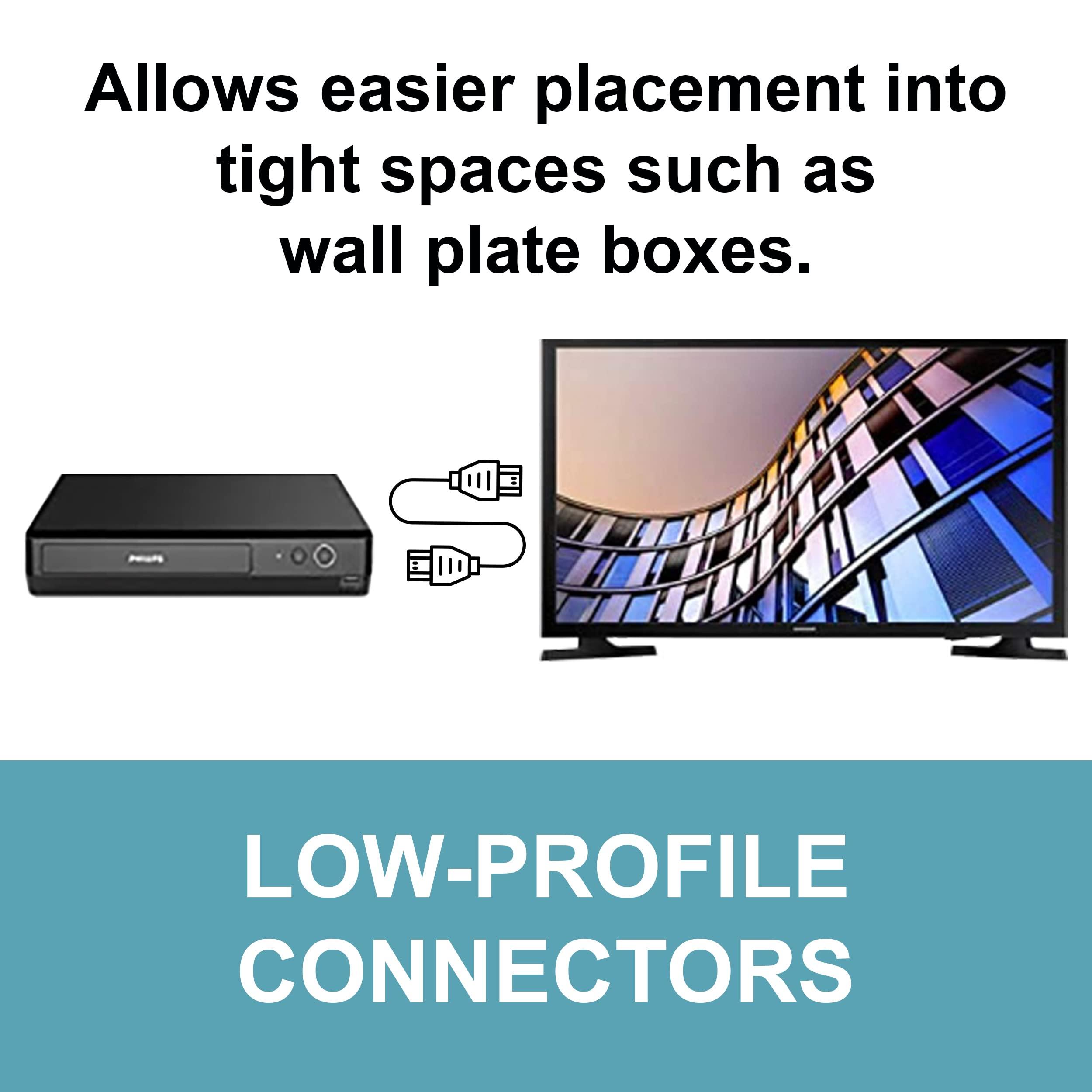 C2G Legrand - C2G Audio Video HDMI Cable, 4k High Speed HDMI Cable, Black HDMI Cable, 60 hz HDMI Cable, HDMI Cable 6 ft, 2 Pack, C2G 21001